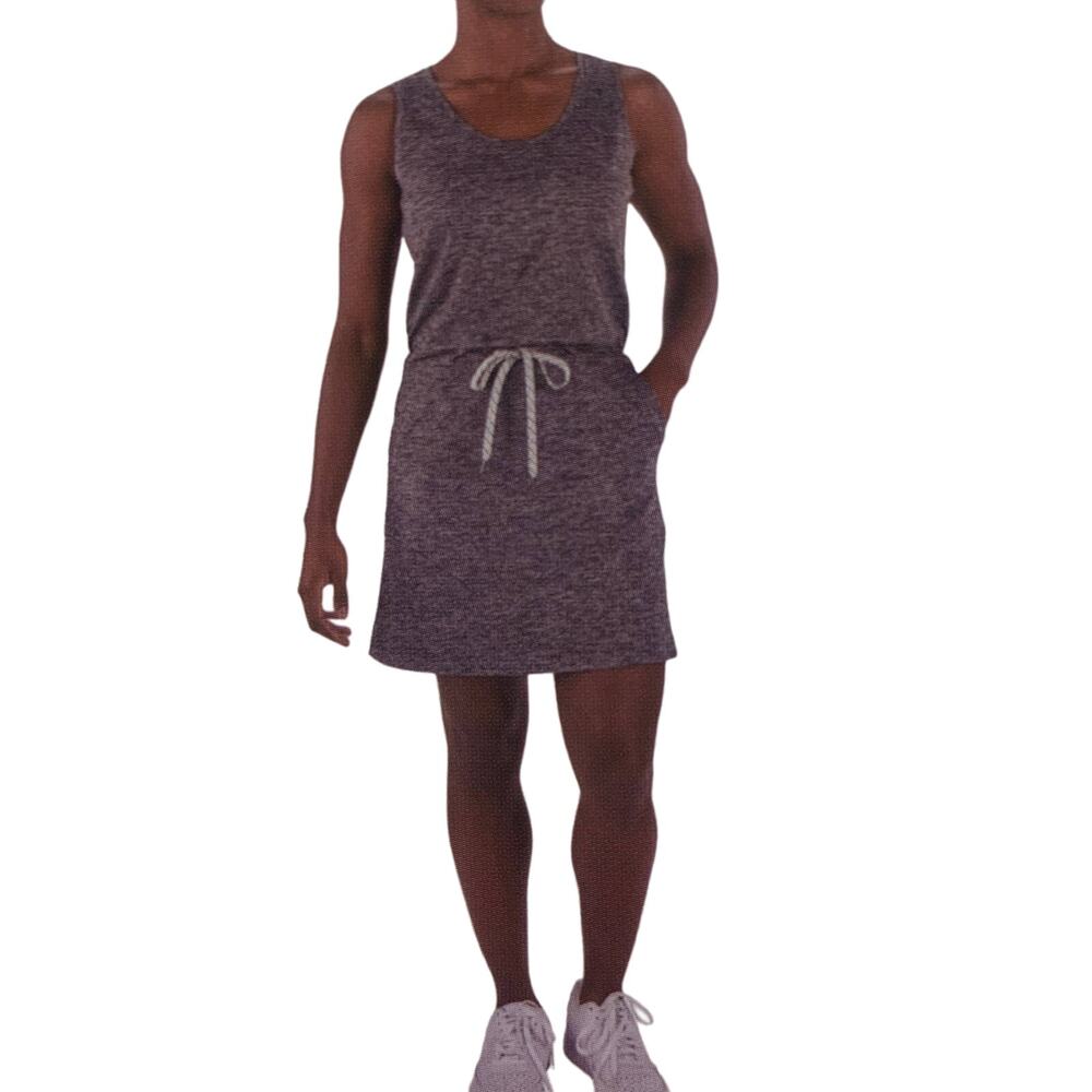 2 Pack Members Mark Womens Grey Soft Dresses Medium